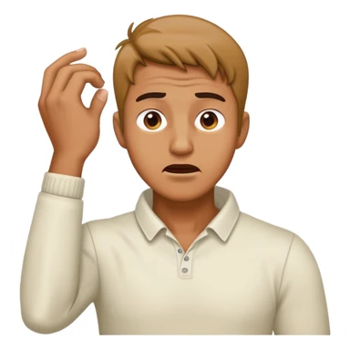 guy holding neck mad sticker