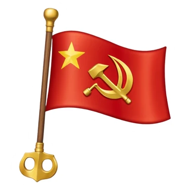 Soviet flag sticker