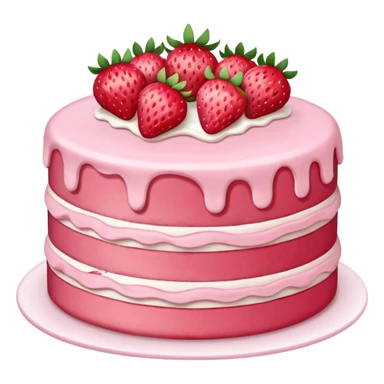 strawberry cake sticker