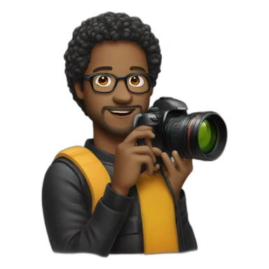 a music photographer sticker