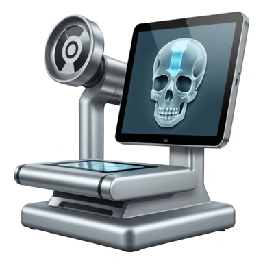 X-ray scanner sticker