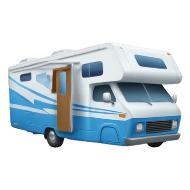 Blue RV sticker