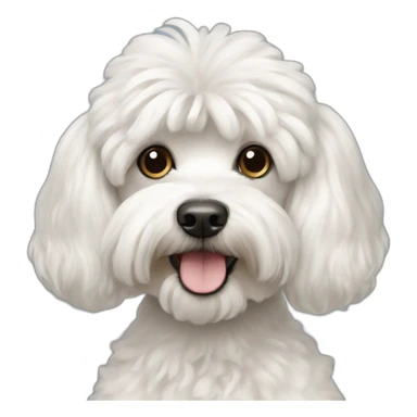 Maltese poodle sticker