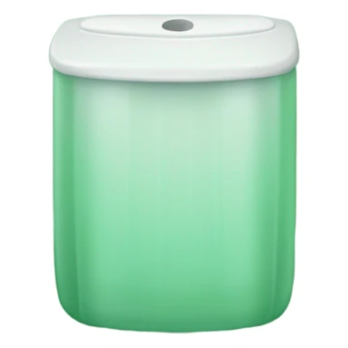 CREA UNA IMAGEN DE  un  publico baño  de parques PLASCTICO PORTATIL   COLOR  verd sticker