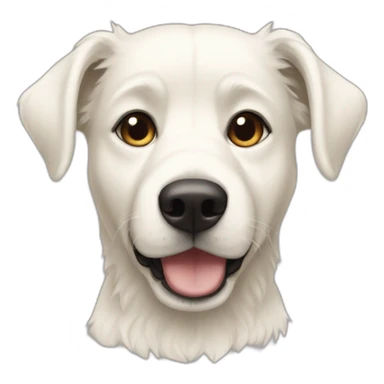 BrunetteGirl blondeboy Whitedog sticker