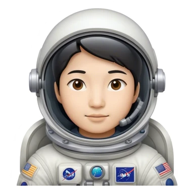 Lmao Asian astronaut  sticker