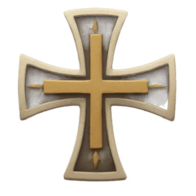 Cathar cross sticker