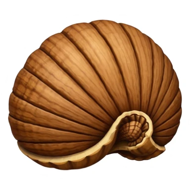 Walnut emoji. Just a walnut. sticker