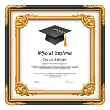 Diploma  sticker