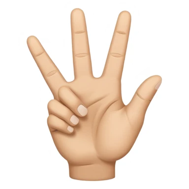 rock hand sign sticker