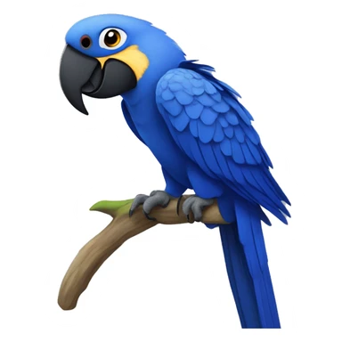 Hyacinth macaw sticker