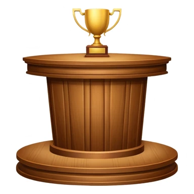 winner's podium sticker