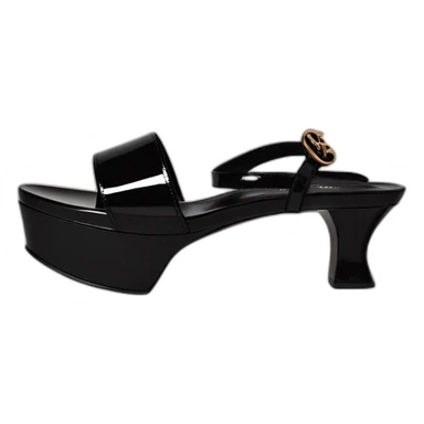 ysl black patent TRIBUTE PLATFORM SANDAL PATENT LEATHER sticker