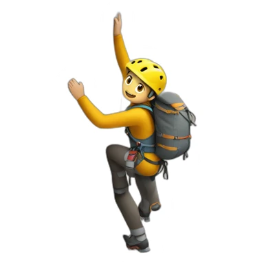 Climb sticker