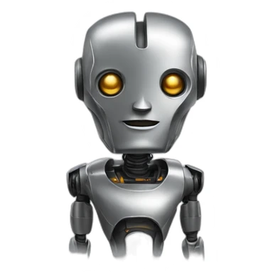 robot from metropolis sticker