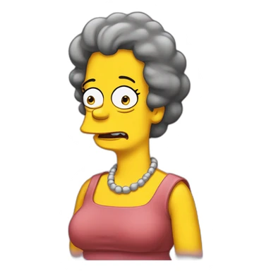 Mommer Simpson  sticker