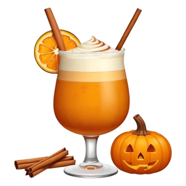 Pumpkin spice cocktail sticker