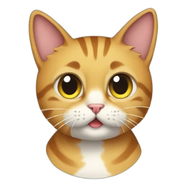 cat being an asshole sticker