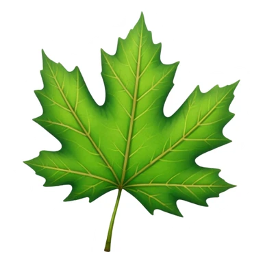 a single leaf sticker