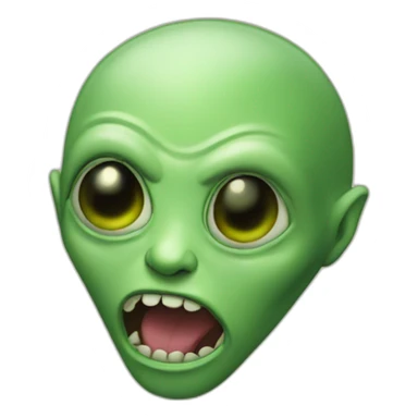Drunked alien sticker