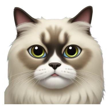 Jewish Himalayan cat sticker