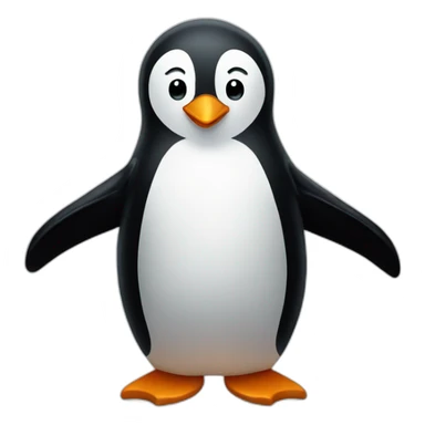 Sentimental penguin sticker