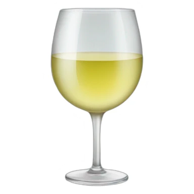 glass of white wine sticker