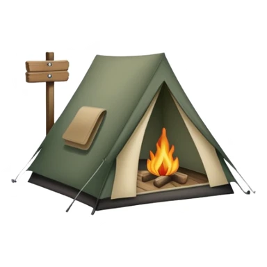 camping toilette sticker