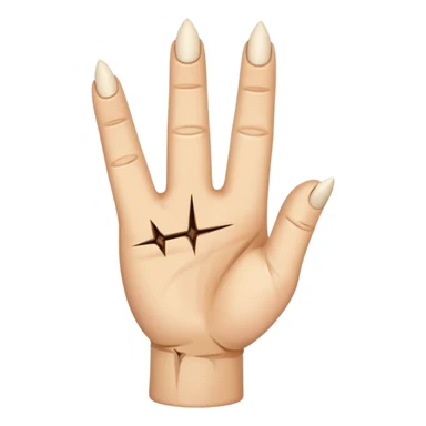 a splinter in finger sticker