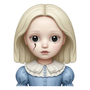 create an ugly and creepy one sticker