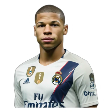 Kilian mbappe au real de madrid sticker