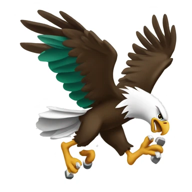 Eagles Swoop football sticker