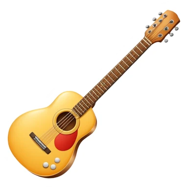 Egg with a guitar sticker