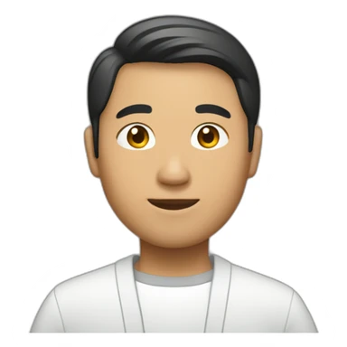 Catholic Asian berkeley male sticker