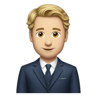 prince william cheveux court sticker