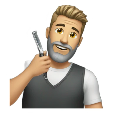 razor barber sticker