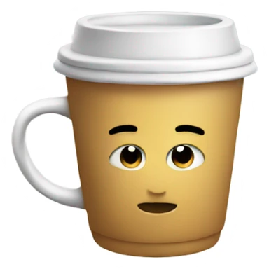 A cup wearing a hoodie sticker