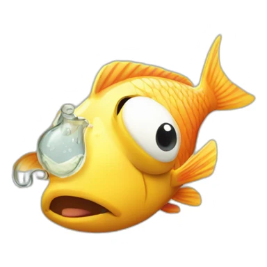 depressed-alcoholic-fish sticker