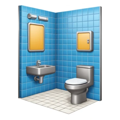 public restroom sticker