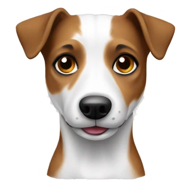 Jack Russel brown and white  sticker