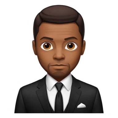 Keith Sweat (b.1961) with dark brown hair sticker