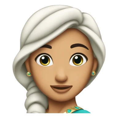 Princesa jasmine sticker