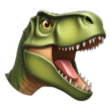 t-rex head sticker