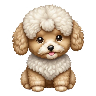 toy poodle sticker