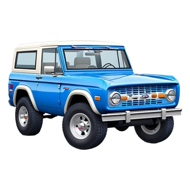 Ford Bronco - Ford (Model Year: 2021) (Iconic colour: Blue) sticker