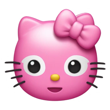 hello kitty blush sticker