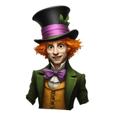 mad hatter sticker
