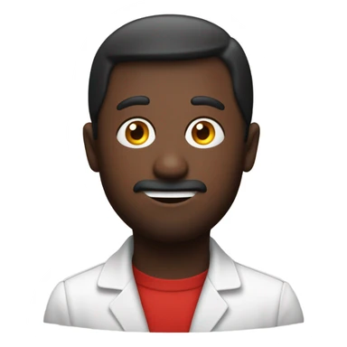 Schwarzer man kippt Ketchup auf anderen man sticker