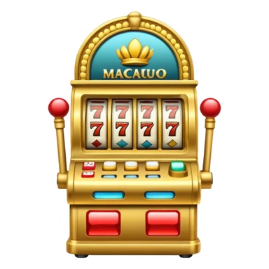Slot machine, macau sticker