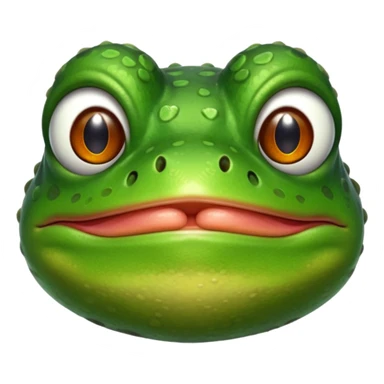 Frog kissing  sticker